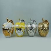 Ceramic Apple Candy Jar images