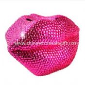 Crystal Piggy Bank Pink Color Mouth Shape images