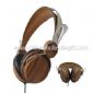 Wooden Stereo Headphone small picture