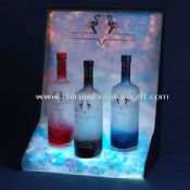 Cool Acrylic Wine Display Stand with LEDs images