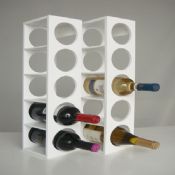 5-bottles MDF Modern Wine Rack images