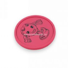 Printed silicone cup coaster images