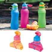Sport silicone water bottle images