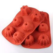 Multi-shaped siicone muffin mould images
