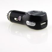 Smart car FM transmitter and charger images