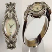 Silver Flower Watch images