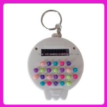 Colorful keyboard keychain electronic fancy skull calculator images