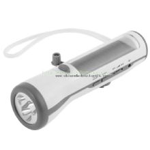 Kampi dynamo solar taskulamppu-radio LED-valo images