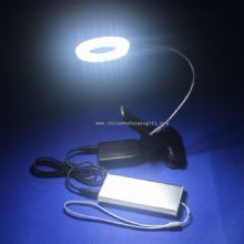 High lumens solar light battery powered LED clip light with magnifier light images