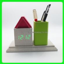 LED digital penholder alarm clock images