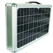 15W portable mini rechargeable home lighting solar power system images