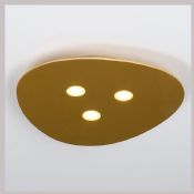 3*w Gold body color led ceiling light images