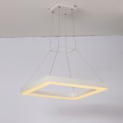 36w square shape modern style LED hanging light images
