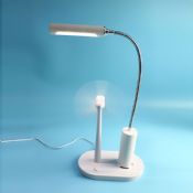 4W 10 LED Light USB fan desk lamp images