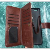 Book Style Design Flip Leather Wallet Case images