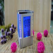 Electronic flash LED penholder calender clock images