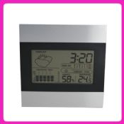 Metal cheap price multifunctional weather station clock images