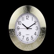 Metal round wall clock images