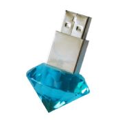 Sparkle blue in night usb flash drive images