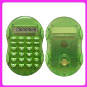 Transparent 8-digit electronic calculator images