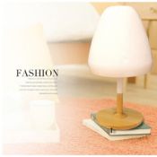 Wood Table Lamp with shade images