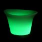 LED flower pot light with color changing remote control small picture