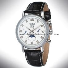 Leder-Uhr mit Kalender images