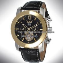 de lujo hombre cuero reloj de auto bobina de acero inoxidable images