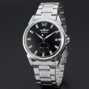 mechanical movement full steel mens skeleton watches images