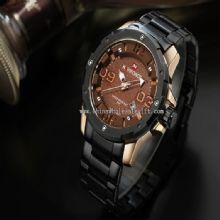 Leder Herren Quarzuhr images