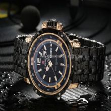 Hombres cara 3D analógico de cuarzo reloj de hombre reloj de acero completo los deportes images