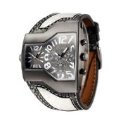 Men Military Watches With Leather Band images