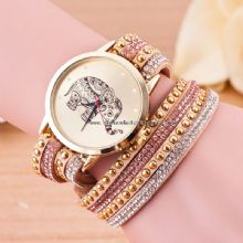 Diamond caso banda reloj pulsera de la aleación images