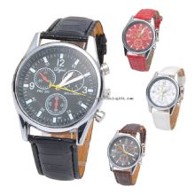 Herren Leder Armbanduhr images