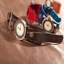 PU leather band waterproof watches images