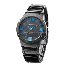 Visor analógico de cuarzo para hombre reloj de acero inoxidable images
