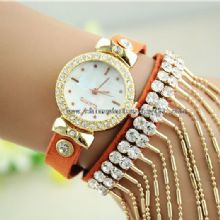 Women Luxury Chain Bracelet Crystal Watch images