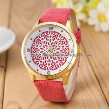 Leather Band Analog Quartz Wrist Watch images