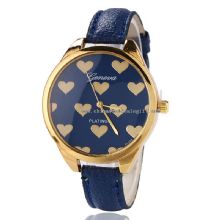 Leather Band Heart Quartz Wrist Watch images