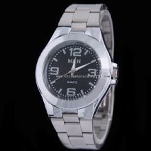 Edelstahl Uhr zurück images