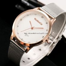 Stainless Steel Gold Quartz Wrist Watch images
