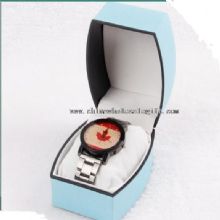 Blue Shaped Paper Watch Packaging Box With Pillow images