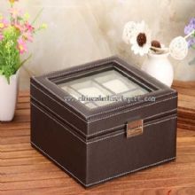Premium-braune Uhren- und Schmuck-box images