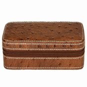 Leather watch travel case images
