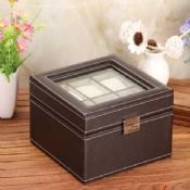 premium brown watch and jewelry box images