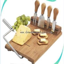 bamboo cheese board with slicer wire with cover images