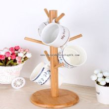 Bambus-Kaffeetasse-rack images