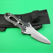 Scuba diving rescue knife for water sports camping with strap and sheath images