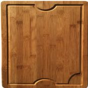 non-slip kitchen bamboo cutting board images