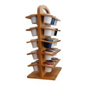 wooden bamboo coffee pod holder images